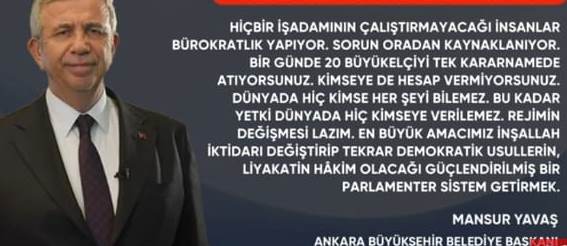 GÜLERMİSİN AĞLARMISIN   YAVAŞ’IN LİYAKAT TEPKİSİ